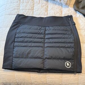 Backcountry Black Quilted Women's Skirt